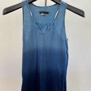 Prana lightweight top with blue stripes